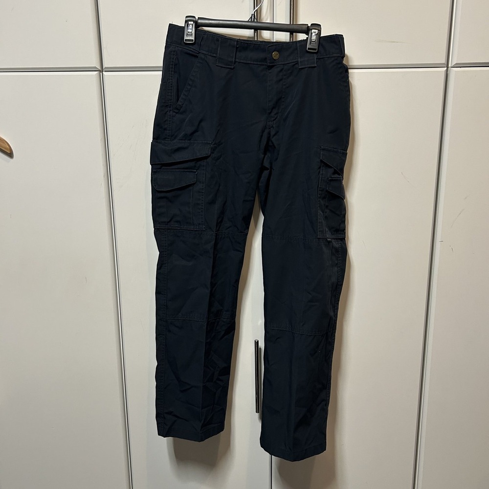 Tru-Spec 24-7 Series Tactical Cargo Pants Navy Blue Ripstop Womens 8 Regular